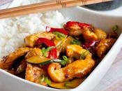 Sauté Poulet Courgette Sauce Soja