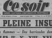 Août 1944 Paris libéré Louis Broglie Mécanique ondulatoire.