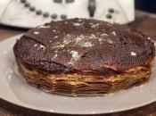 Recette jour Gâteau crêpes chocolat
