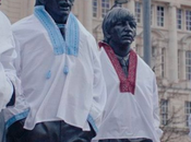 statue Beatles habillée ukrainien avant l’Eurovision