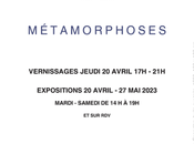 Galerie yeux Fertiles exposition Christian d’Orgeix Métamorphoses partir Avril 2023.