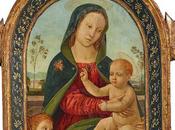 Maître l'Epiphanie Fiesole Vierge l'Enfant avec Saint Jean-Baptiste