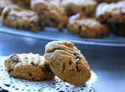 Cookies cacahuètes, pépites chocolat, graines tournesol raisins moelleuses