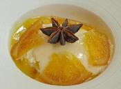 Entremets fraîcheur l'orange badiane... Noël réveillon sans excès?