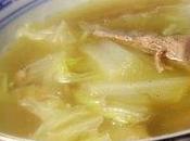 Soupe chou chinois canard